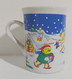 02435 Tazza (Mug) In Ceramica - Natalizia - Pupazzo Di Neve - Cups