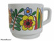 07868 Tazza (Mug) In Ceramica - Fiori - Karim Porzellan - Tasas