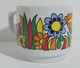 07868 Tazza (Mug) In Ceramica - Fiori - Karim Porzellan - Cups