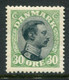 DENMARK 1918 King Christian X Definitive 30 Øre  LHM / * .  Michel 102; SG 150 - Nuovi