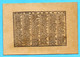 Adorable Petite Chromo Sans Publicité. Calendrier 1888 Premier Semestre. Angelot Faisant Les Boules De Savon. Fond Doré - Petit Format : ...-1900