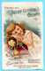 Chromo Trade Card Hoyt's German Cologne. Calendrier Calendar 1891, Année Complète,  Full Year. Fillette, Little Girl. - Kleinformat : ...-1900