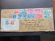 USA 1951 MiF Mit Block 9 100 Jahre USA 1947 Von New York Grand CentrSta. Nach Dresden Gesendet Via Air Mail - Cartas & Documentos