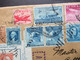 USA 1951 MiF Mit Block 9 100 Jahre USA 1947 Von New York Grand CentrSta. Nach Dresden Gesendet Via Air Mail - Storia Postale