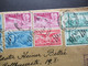 USA 1951 MiF Mit Block 9 100 Jahre USA 1947 Von New York Grand CentrSta. Nach Dresden Gesendet Via Air Mail - Covers & Documents