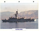 (25 X 19 Cm) (8-9-2021) - T - Photo And Info Sheet On Warship - Spain Navy - Cataluna - Bateaux