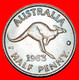 * KANGAROO RIGHT: AUSTRALIA ★ 1/2 PENNY 1963 PERTH! LOW START ★ NO RESERVE! - ½ Penny