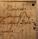 “CREST” Lettre 1791>GENÉVE, SUISSE (France 25 Drome Schweiz Vorphilatelie Brief Transitpost - ...-1845 Préphilatélie