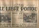 JC, Journal, LE LIBRE POITOU, 12, 13 Mai 1945, , Poitiers , Directeur : H. Viaux , Frais Fr : Recommandé R2 : 7.00 E - Autres & Non Classés