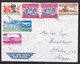 Congo: Airmail Cover To Belgium, 1960s, 6 Stamps, Value Overprint, Army, Military Aid, Peace (minor Damage, See Scan) - Altri & Non Classificati