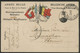 Carte Aux Drapeaux + Cachet à Date POSTES MILITAIRES BELGIQUE 29/2/16 Pour La France. Voir Description - Armée Belge