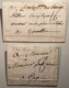 „LE BUIS“ DROME Manuscrit 1759-1791 2 Lettre Diff. SUP, Une De St Auban Sur L‘ Ouvèze RR !  (France 25 - 1701-1800: Précurseurs XVIII