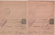 SEMEUSE LIGNEE - 1919 -  2 CARTE-LETTRES ENTIER DATE 745+746 (TEINTES DIFFERENTES) De LE PUY => ARLANC - Kaartbrieven