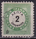 GREECE 1876 Postage Due Vienna Issue II Large Capitals 2 L. Green / Black Scarce Perforation 10½  Vl. D 14 A - Oblitérés