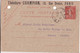 SEMEUSE CAMEE - 1923 - CP ENTIER 30c DATE 128 Avec REPIQUAGE "THEODORE CHAMPION" ! => GENOVA (ITALIE) ! - Overprinter Postcards (before 1995)