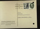 SBZ: Postkarte Mit 2 Pf Kollwitz MiF 10 Pf Helmholz Von Berlin 15.1.51 Nach Weißwasser -GP Mit Aktenlochung Knr: 212,265 - Covers & Documents