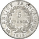 Monnaie, France, Napoléon I, 5 Francs, 1812, Rouen, SUP, Argent, Gadoury:584 - 5 Francs