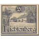 Billet, Autriche, Lichtenberg, 20 Heller, Ferme 1920-12-31, SPL, Mehl:FS 518a - Autriche