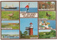 Eiland Vlieland: Boot, Surfen, Hotel Golfzang, Kaap Oost, Vuurtoren, Fazant, Jachthaven (Nederland/Holland) - Nr. VLD 63 - Vlieland