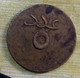 Egypt , Rare Vintage Army Canteen Token (  ) , Value 5 Milliems, Agouz - Casino