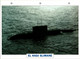 (25 X 19 Cm) (10-9-2021) - U - Photo And Info Sheet On Warship - Algeria Navy - Submarine El Hadj Slimane - Bateaux