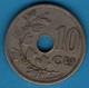 BELGIË 10 CENTIMES 1905 KM# 53 Léopold II - 10 Cent