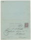 MONACO - (prob. 1892) DAGUIN JUMELÉ T.A2 Sur CPRP 10c Brun/bleu Type Charles III (CHR D5) Pour Stuttgart (avec Arrivée) - Enteros  Postales