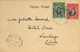 1901 ECUADOR , T.P. CIRCULADA , GUAYAQUIL - SANTIAGO , EL BARRIO DE LAS PEÑAS EN LA FALDA DEL CERRO DE SANTA ANA - Ecuador