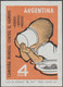 Argentine 1963 Y&T 668 Quatre Essais De Couleurs. Campagne Mondiale Contre La Faim. Enfant Buvant, Petits Pois - Against Starve