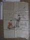 Foulard Peinture Sur Soie Signé, Motif Japonisant Japon Chine Motif Asiatique : Belles Femmes GEISHA - Hoofddoeken En Sjaals