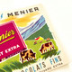 Chocolat Fins Meunier - Lait Extra - Buvard Ancien - Illustration A. Helbé - Chocolat