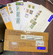 Lot Of 10 Canada Stamp Stamped Cancelled Covers To Hong Kong - Covers & Documents