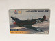 (1 A 34) Collector Telephone Card - Military Aircraft (Israel ?) 20 Units - Aerei