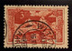 RRR ! Schweiz 142 ABART DOPPELTDRUCK 1918 3 Fr Rot Mythen WITTNAU Attest(variety Mountains Montagne Cert Suisse Variété - Gebraucht