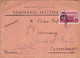 25688# TIMBRE RPR LETTRE UNIVERITATEA DIN IASI RECOMMANDEE Obl IASI 1949 ROMANIA ROUMANIE Pour LUXEMBOURG - Cartas & Documentos