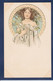 CPA MUCHA Alphonse Art Nouveau Femme Women Voir Dos Non Circulé - Mucha, Alphonse