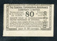 Jeton-papier De Nécessité 1880 "Reçu De 0.50 Centimes - The General Expenditure Assurance Company - Paris" - Monedas / De Necesidad