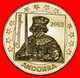 * CHARLEMAGNE (742-814): ANDORRA ★ 5 EURO 2003 PROOF COVERED WITH GOLD! LOW START ★ NO RESERVE! - Andorre