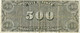 Confederate States Of America  500 $ Richmond  Feb-17th-1864 Gebruikt (3182) - Other & Unclassified