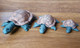 Lot 3 TORTUES Synthétique - Peluche Jouet - Très Bon état - Pour Collection Et Non Pour Enfant En Bas Age - Vers 2000 - Plüschtiere