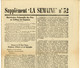 Période Jean Rapenne Gouverneur Guyane 1944.imprimerie Du Gouvernement.Cayenne.journal Supplément " La Semaine " N° 32. - Altri & Non Classificati