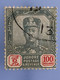 MALAYA JOHOR 1904-10 Sultan Sir Ibrahim $100 Used Wmk W27 Rosette SG#77 M3360D - Johore