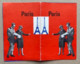 PARIS PLAN LIGNES METRO BUS ARRONDISSEMENTS 1962 - Europe