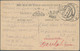 Aden: 1917/1921 "BASE OFFICE ADEN": Official Field Postcard And A Cover Used From Aden Base Office, - Yemen