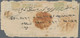 Afghanistan: 1871. 1288 Tiger's Head Issue, Abasi, Plate C, Pos. 13, With Bite And Tied By Red Cance - Afghanistan