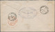 Costa Rica: 1891/1894, Group Of 3 Covers, Comprising 10 C Red-brown 'President Alfaro', Single Frank - Costa Rica