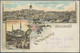 Österreichische Post In Der Levante: 1899, Litho-Ansichtskarte "Souvenir De Constantinople" Mit Attr - Levant Autrichien