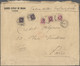 Spanische Post In Marokko: 1903, "CORREO ESPANOL MARRUECOS" 2 X 4 Pesetas (one Stamp Minimal Round C - Spanish Morocco