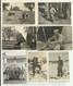 13 FOTOGRAFIE MILITARE CON PEZZI DI ARTIGLERIA 1948- 1956 SU ALCUNE FOTO E SCRITTA LA LOCALITA' ( FOLIGNO, FOSSANO ) - Guerre, Militaire