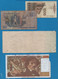 LOT BILLETS 5 BANKNOTES: DEUTSCHES REICH - ITALIA - FRANCE - EGYPT - Kiloware - Banknoten